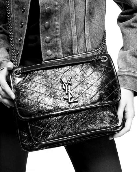 ysl niki black|niki medium ysl.